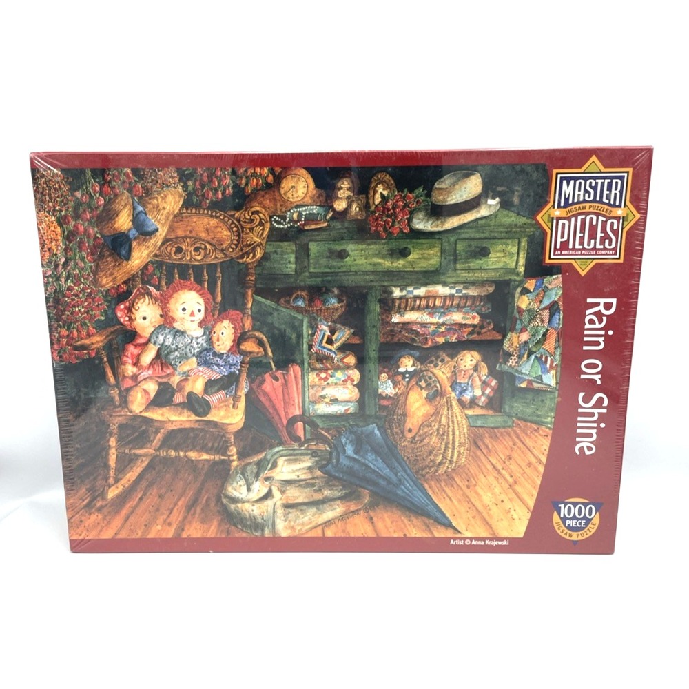 Masterpieces 1000 Piece Puzzle Jigsaw Rain or Shine Sealed Made in USA